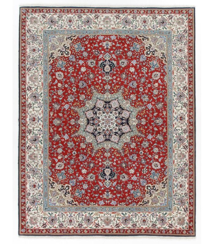 Tabriz 70raj on silk warp