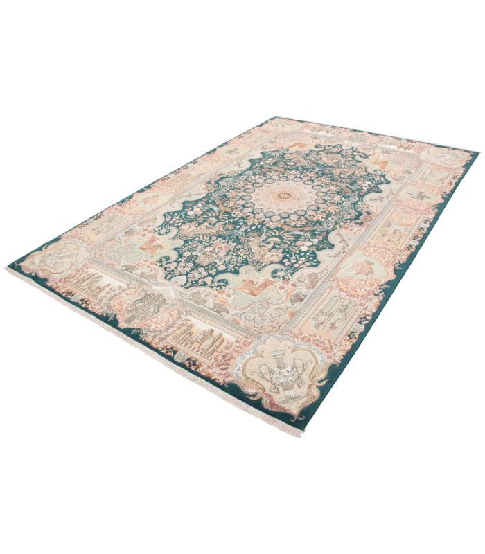 Tabriz 50raj on silk warp