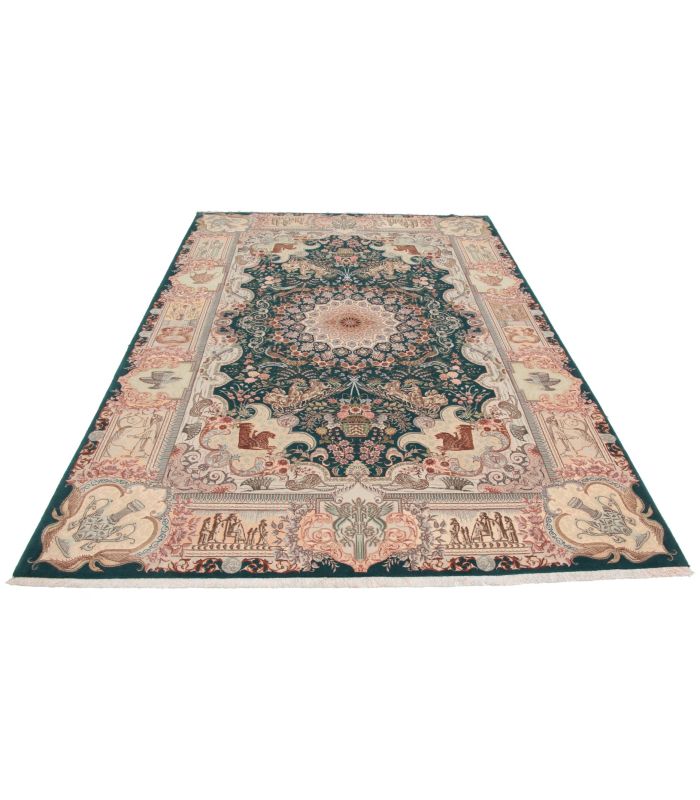 Tabriz 50raj on silk warp