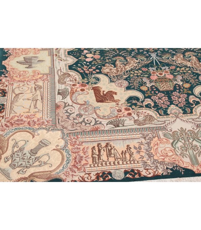 Tabriz 50raj on silk warp