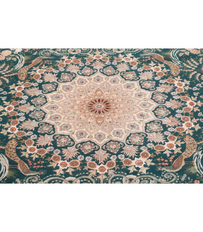 Tabriz 50raj on silk warp