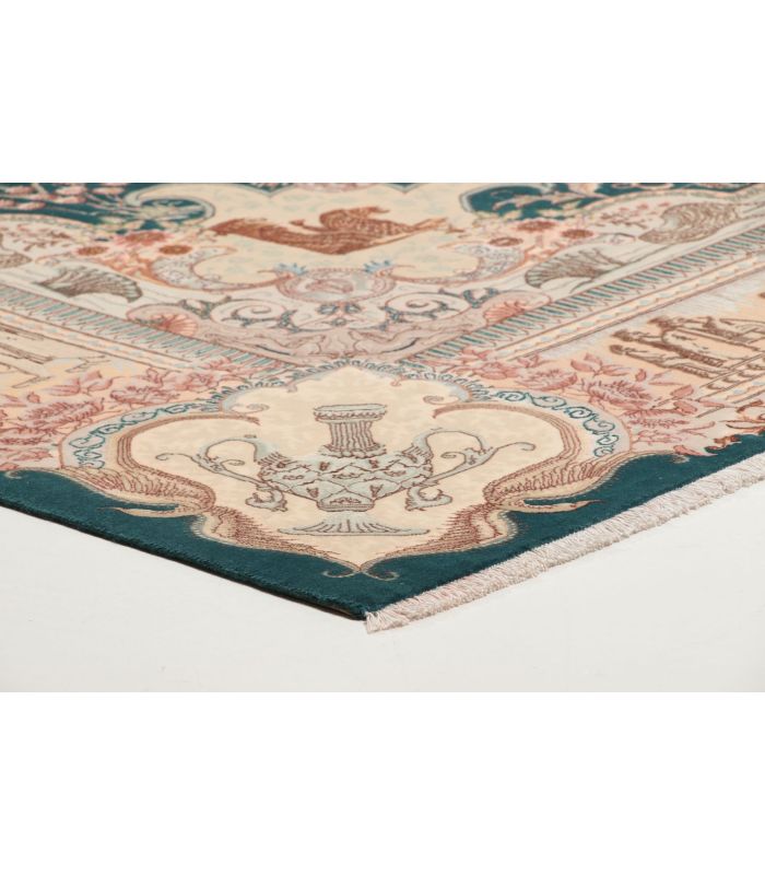 Tabriz 50raj on silk warp