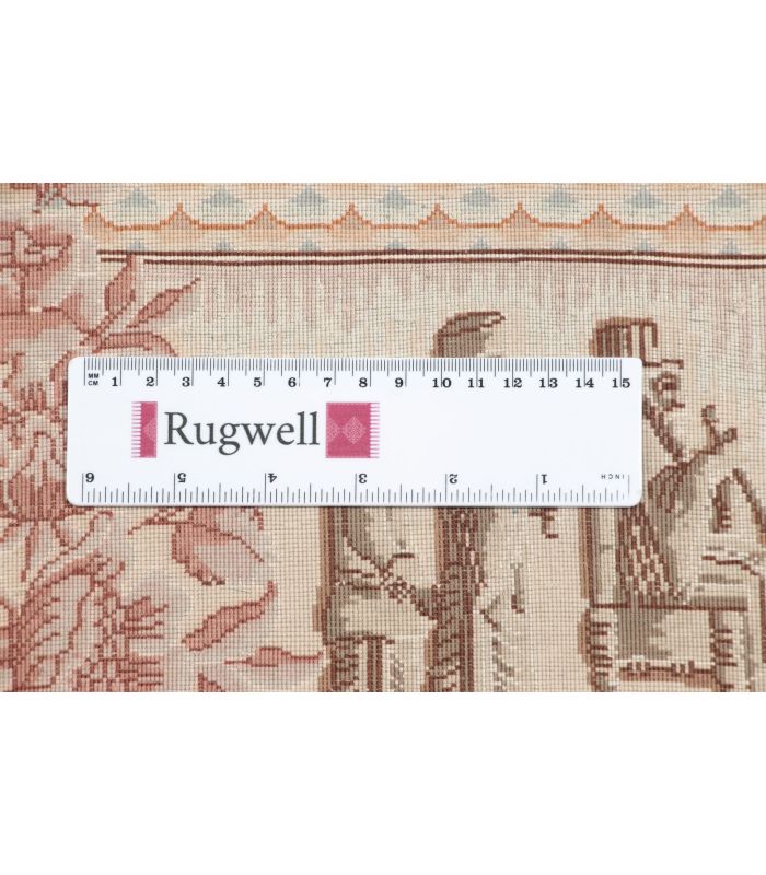 Tabriz 50raj on silk warp