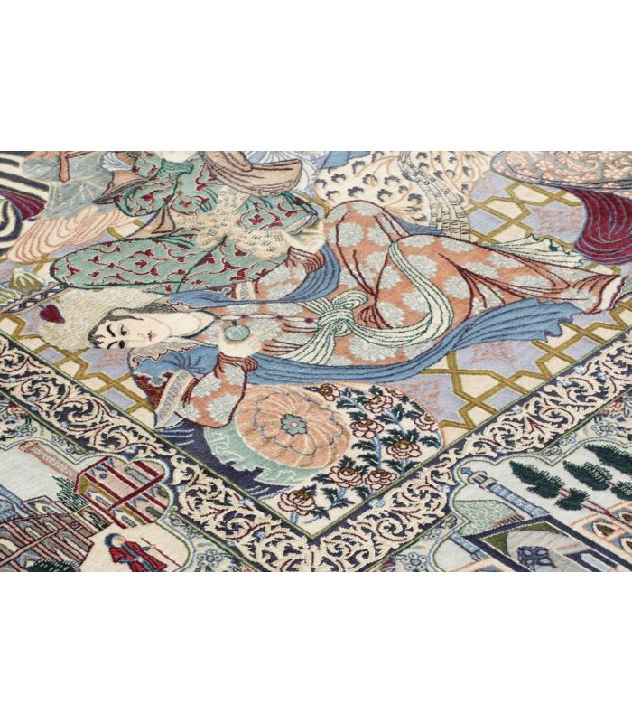 Isfahan on silk warp