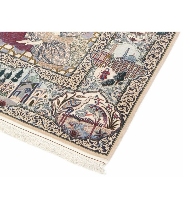 Isfahan on silk warp