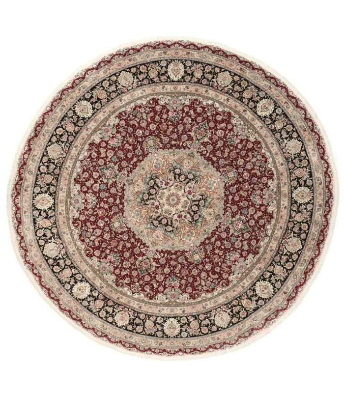 Tabriz 70raj on silk warp