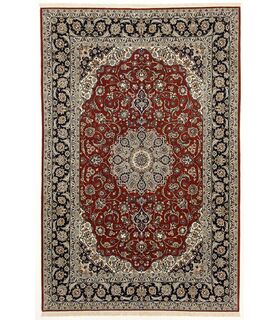Isfahan on silk warp