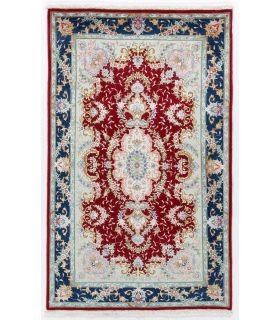 Tabriz 50raj on silk warp
