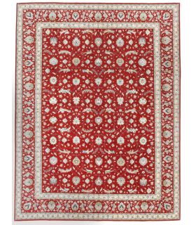 Tabriz 50raj on silk warp