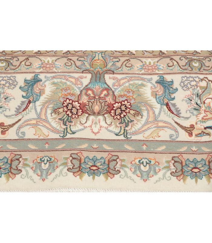 Tabriz 50raj on silk warp