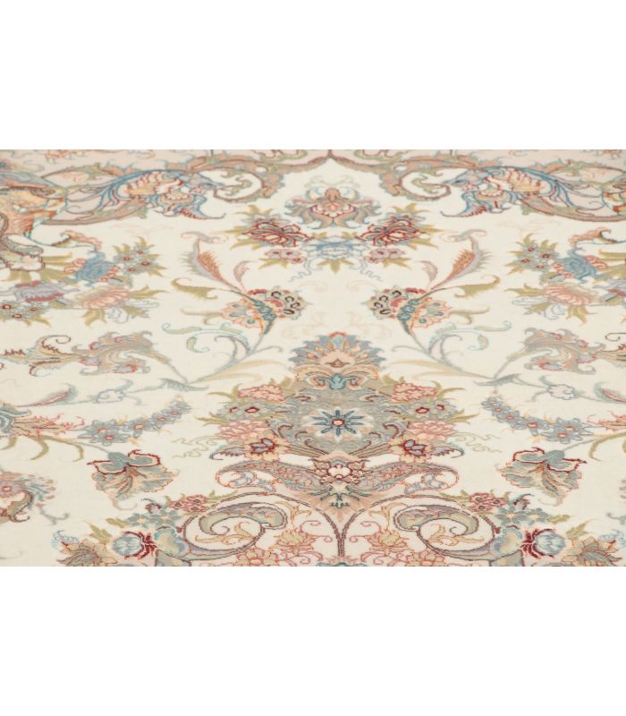 Tabriz 50raj on silk warp