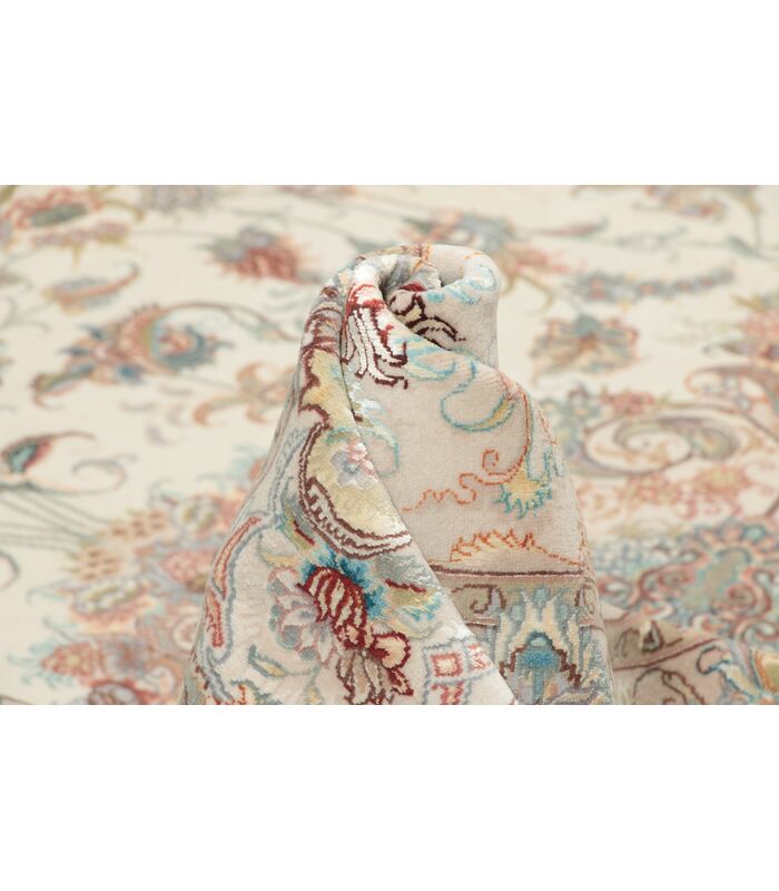 Tabriz 50raj on silk warp