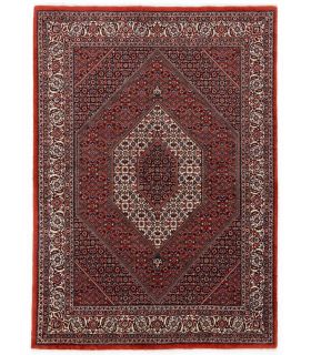 Bidjar with silk contours