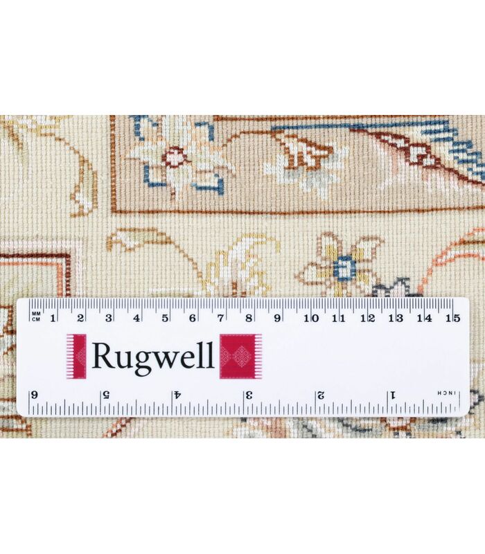 Tabriz 50raj on silk warp