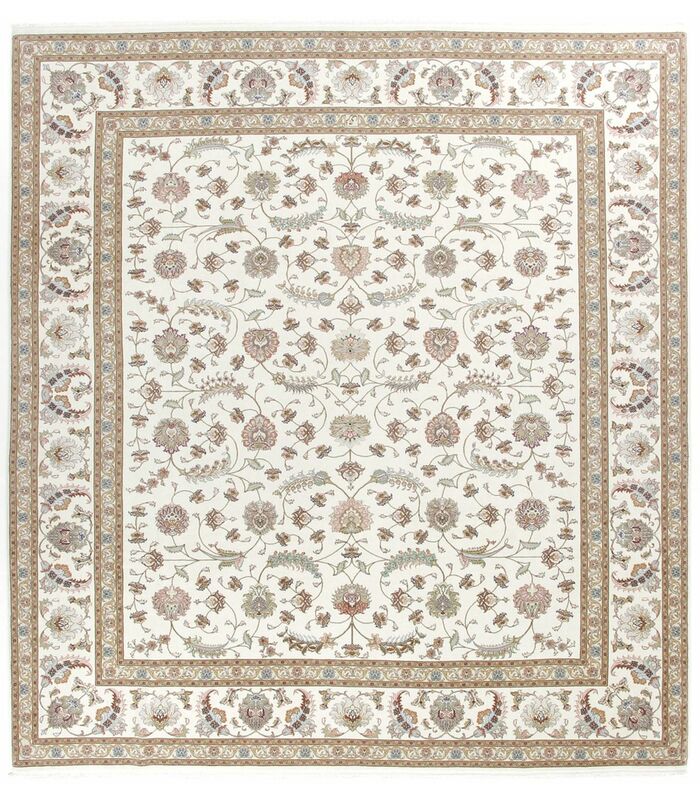 Tabriz 50raj on silk warp