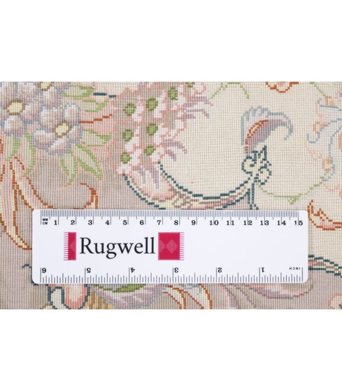 Tabriz 50raj on silk warp