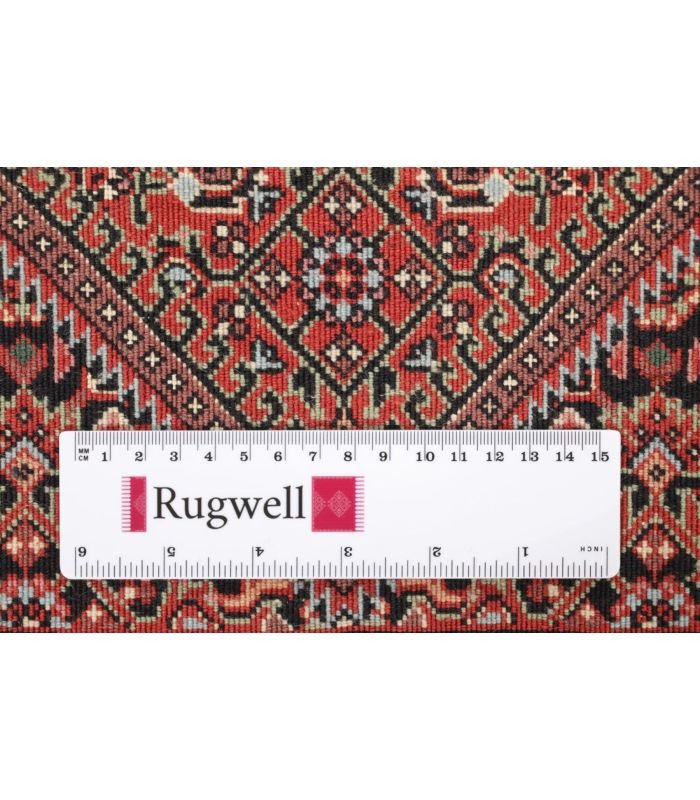 Bidjar with silk contours