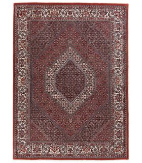 Bidjar with silk contours