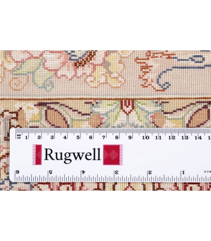 Tabriz 50raj on silk warp