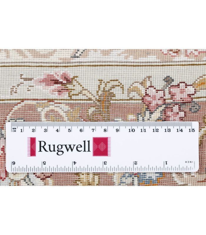 Tabriz 50raj on silk warp