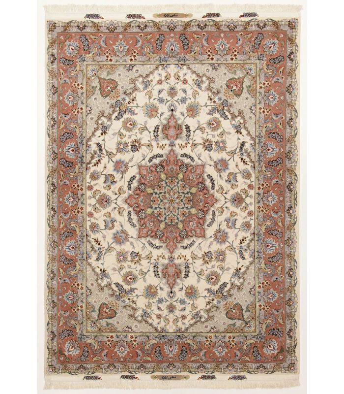 Tabriz 50raj on silk warp