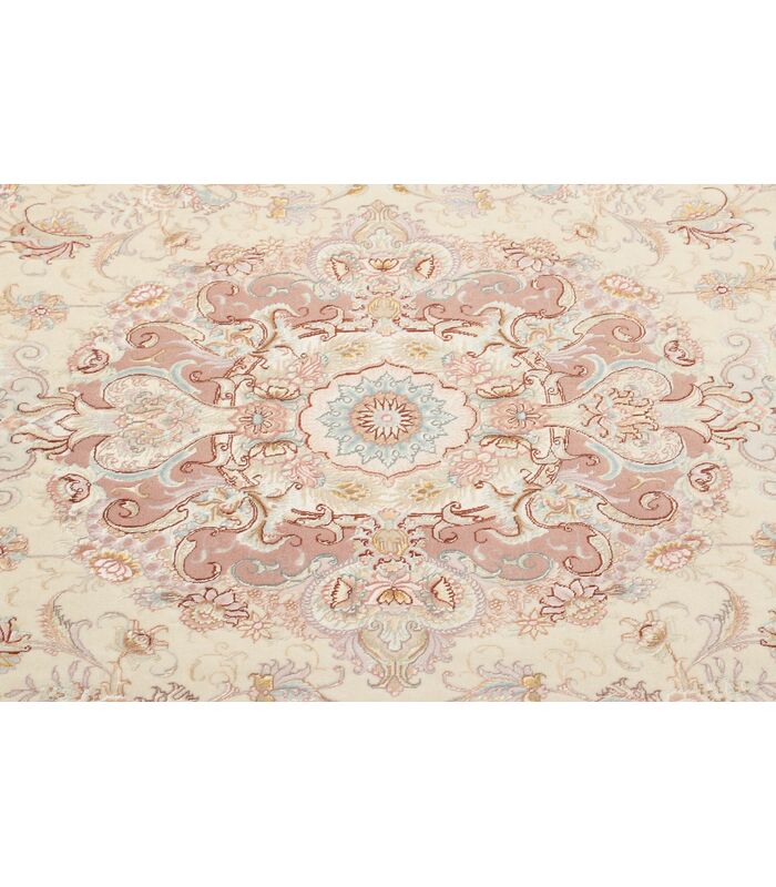 Tabriz 50raj on silk warp