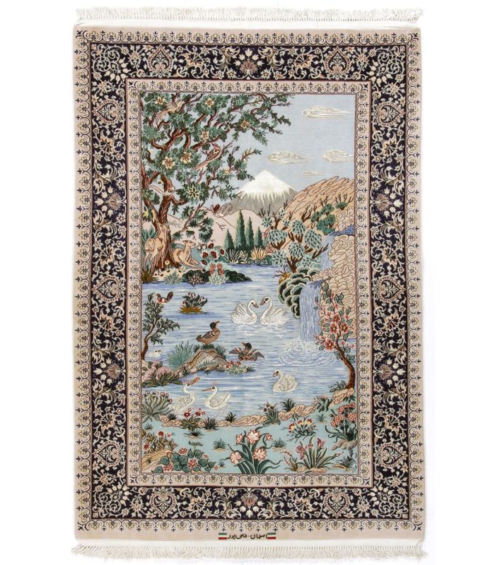 Isfahan on silk warp