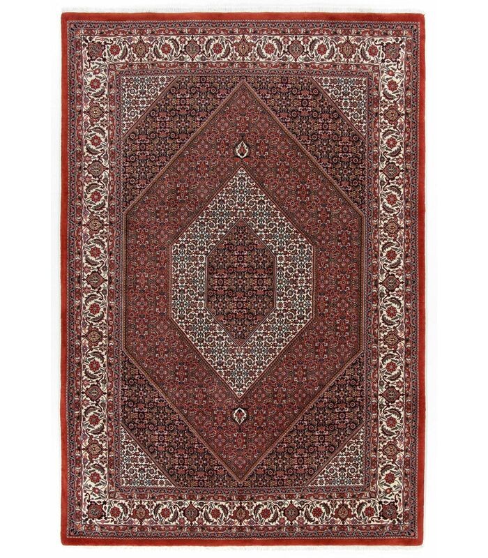 Bidjar with silk contours