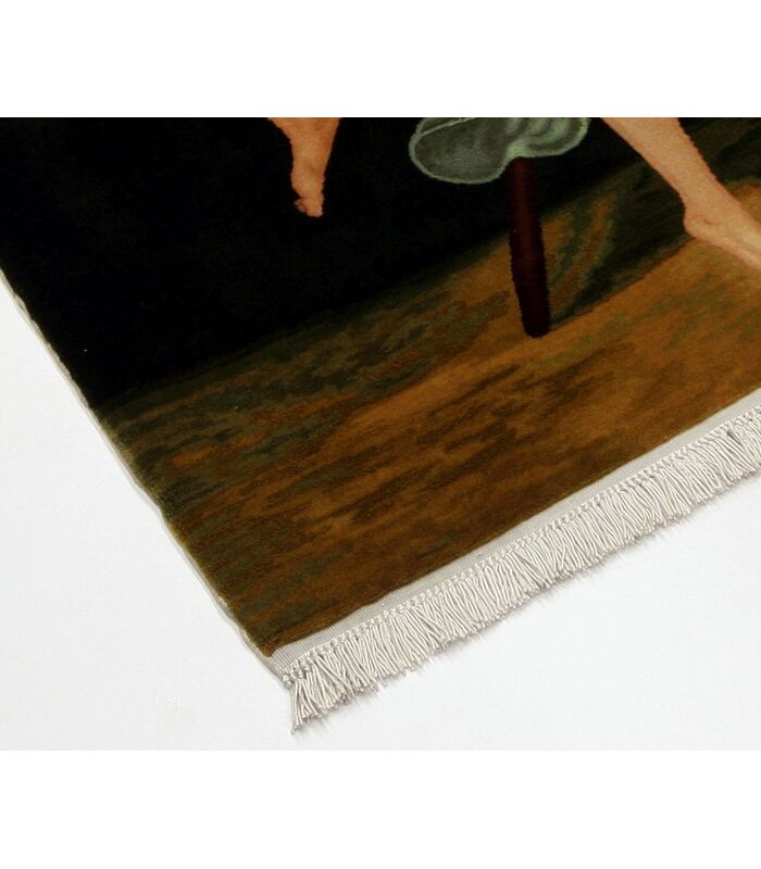 Tabriz 50raj on silk warp