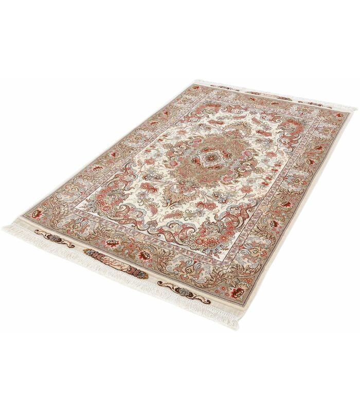 Tabriz 50raj on silk warp