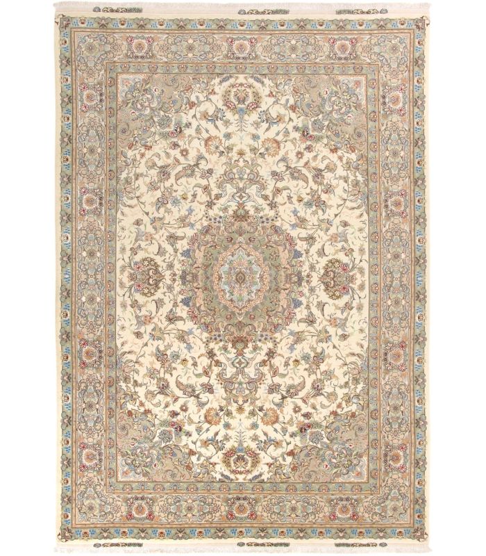 Tabriz 50raj on silk warp