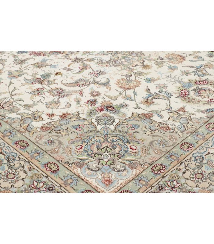 Tabriz 50raj on silk warp