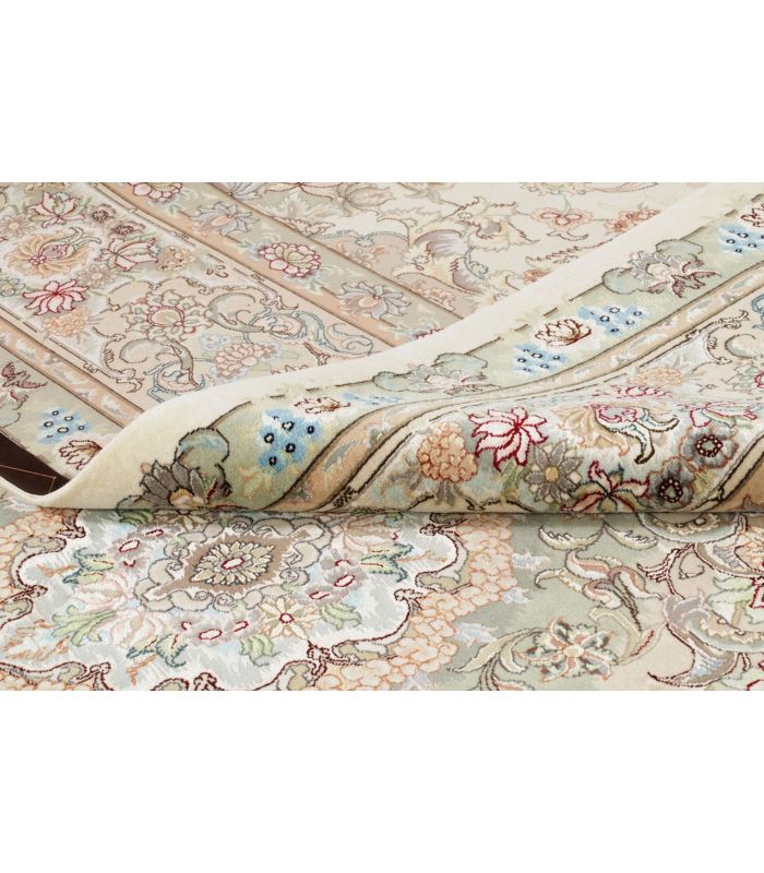 Tabriz 50raj on silk warp