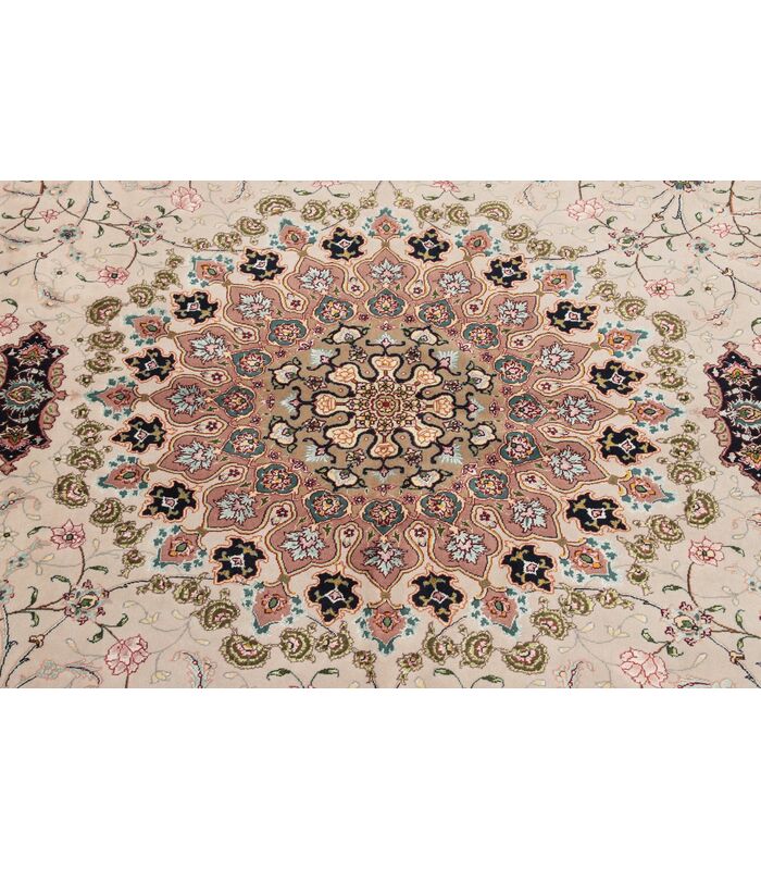 Tabriz 50raj on silk warp