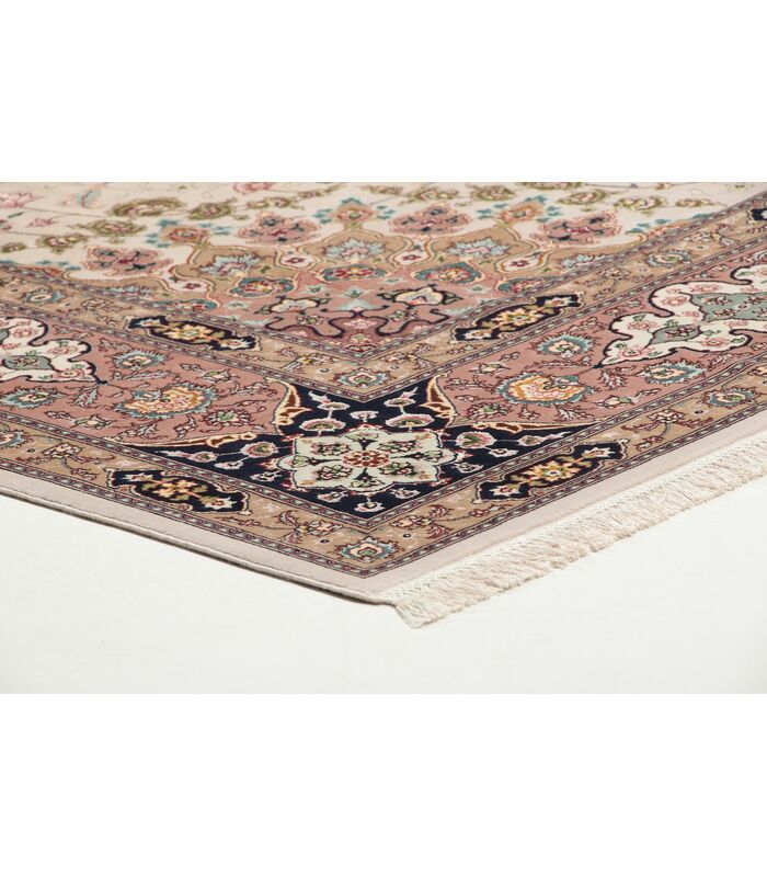 Tabriz 50raj on silk warp