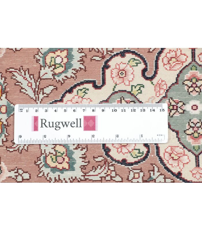 Tabriz 50raj on silk warp