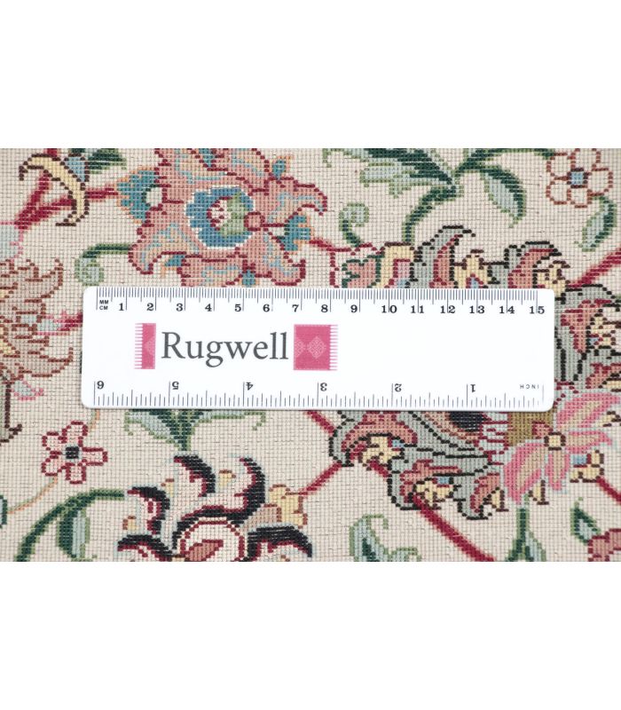 Tabriz 50raj on silk warp