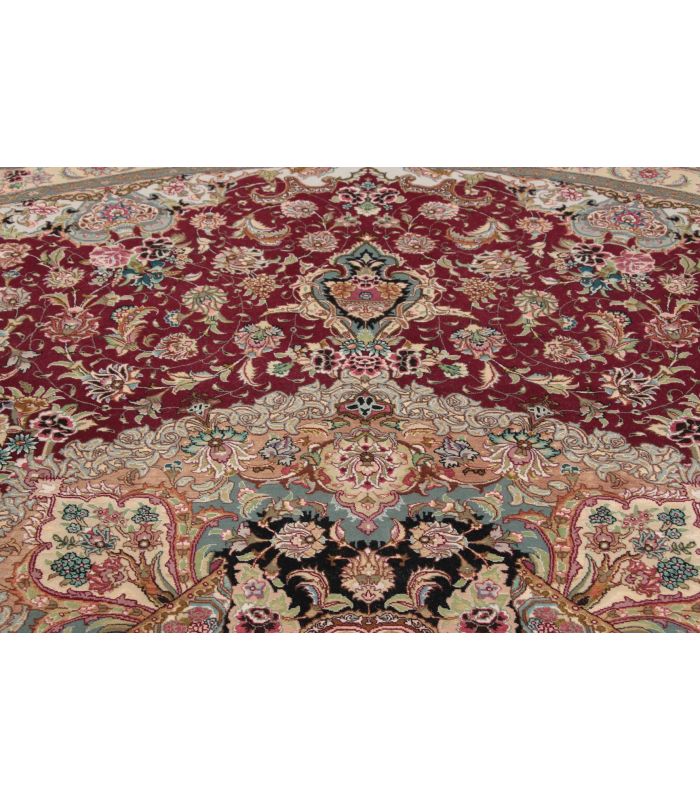 Tabriz 70raj on silk warp