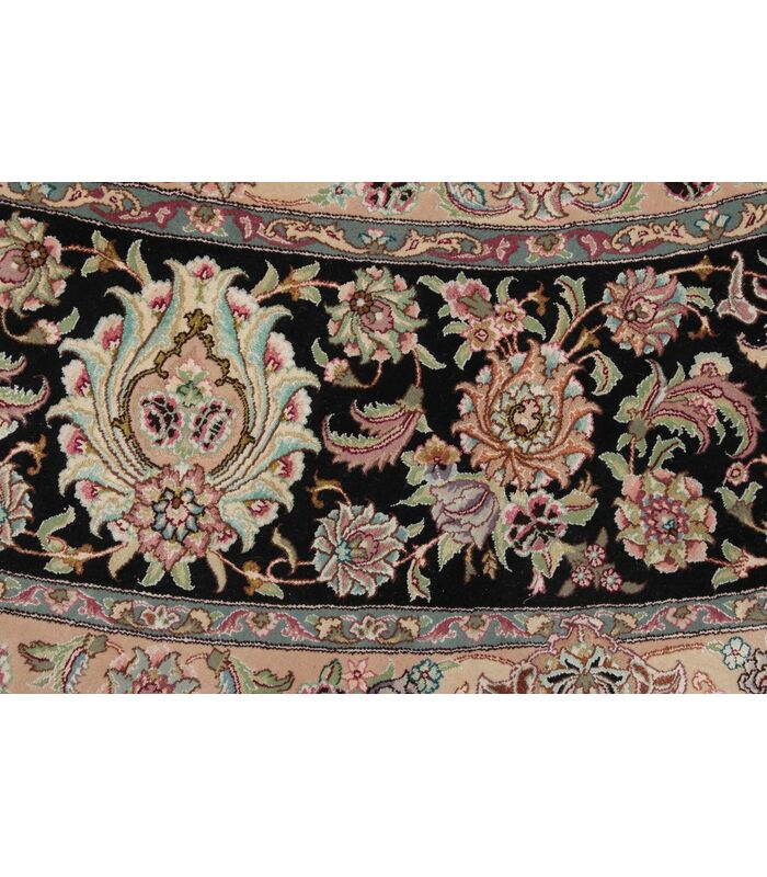 Tabriz 70raj on silk warp