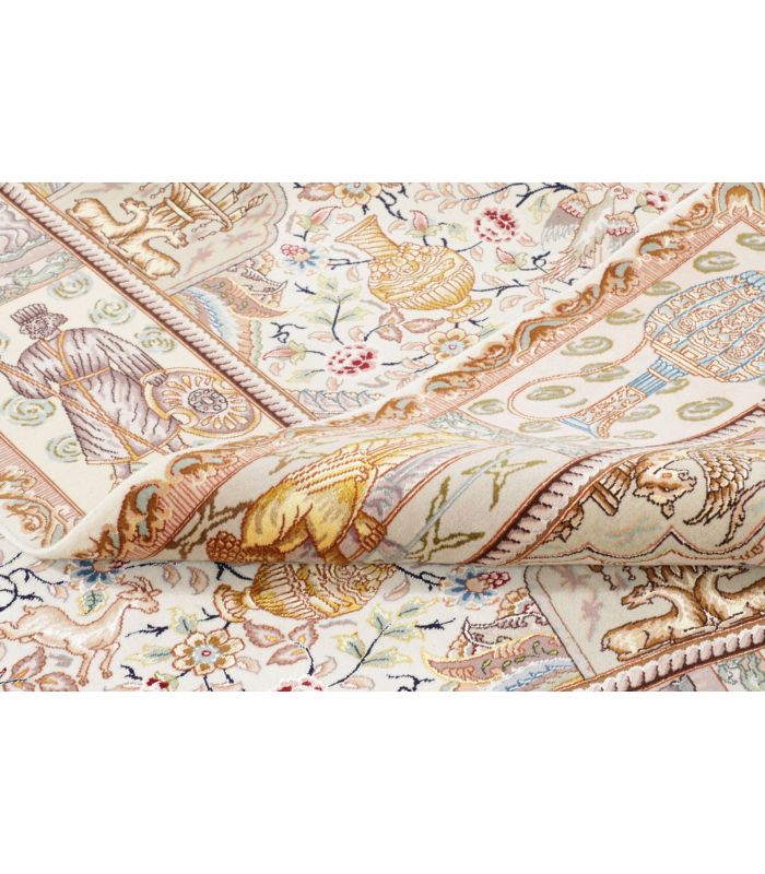 Tabriz 50raj on silk warp