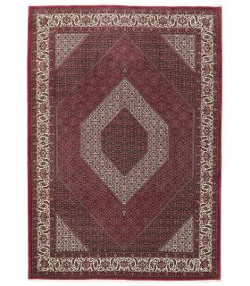 Bidjar with silk contours