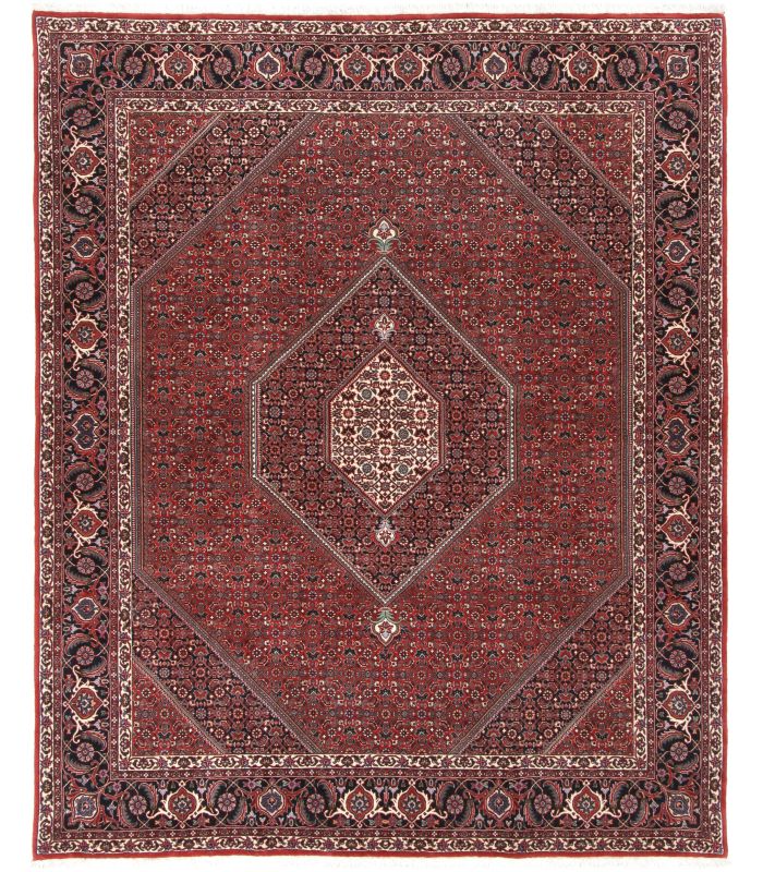 Bidjar with silk contours