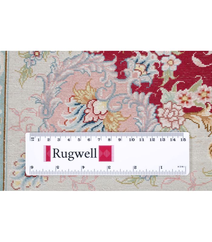 Tabriz 50raj on silk warp