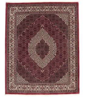 Bidjar with silk contours