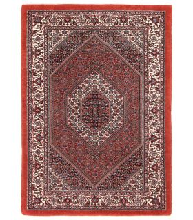 Bidjar with silk contours