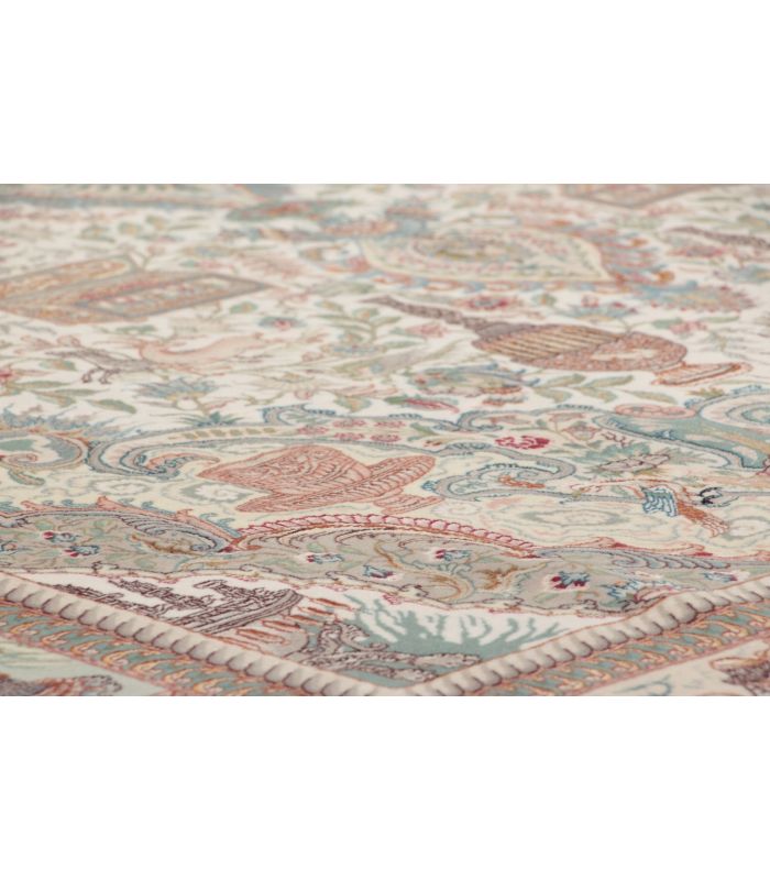 Tabriz 70raj on silk warp