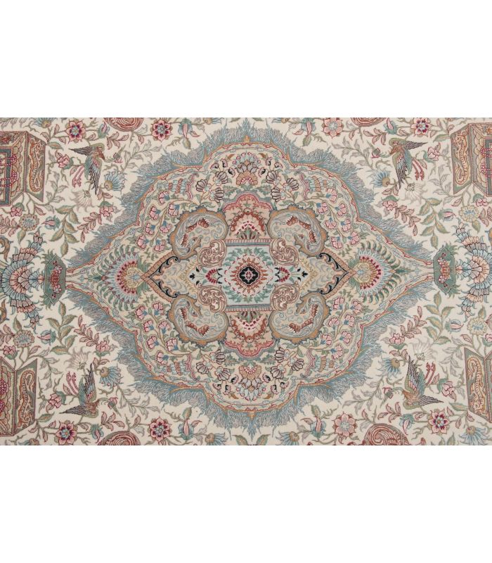 Tabriz 70raj on silk warp