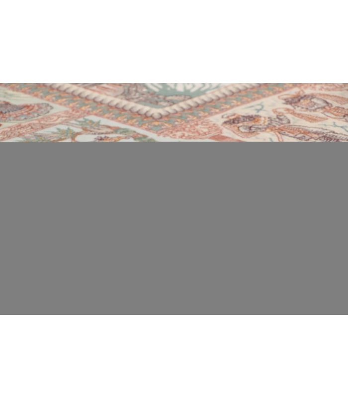 Tabriz 70raj on silk warp