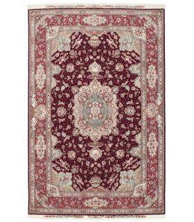 Tabriz 50raj on silk warp