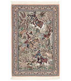 Isfahan on silk warp